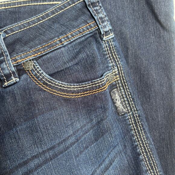 Silver Jeans Suki Surplus Sz 29x30 Low Rise Boot Cut Flare Embroidered Western - Picture 7 of 11